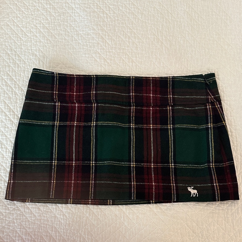 Abercrombie & Fitch Plaid Mini Skirt - Size 10